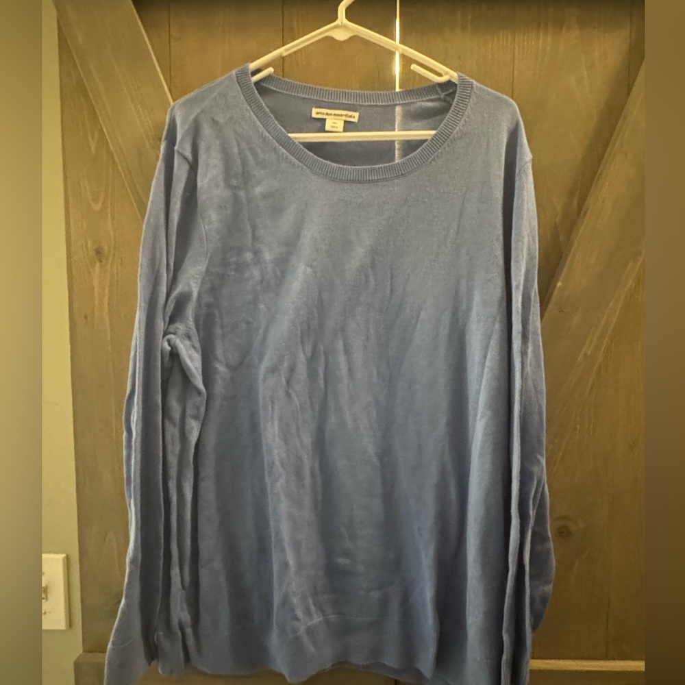 Lightweight, light blue sweater
